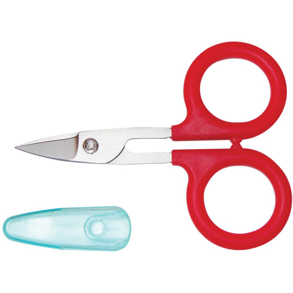 Perfect Scissors Karen Kay Buckley 4 3/4 inch curved - red (1 Stück)